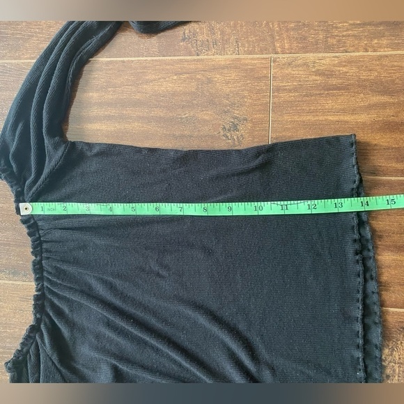 Garage Black Long Sleeve Top XS - Picture 10 of 10